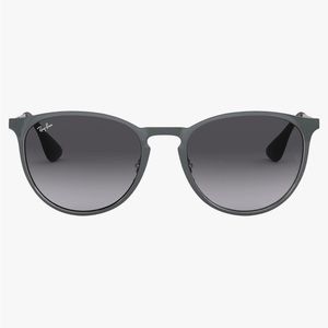 Ray-Ban Erika RB3539 sunglasses - Metallic Grey/Light Grey Gradient Dark Grey